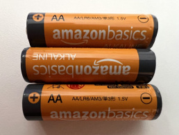 Three AA batteries